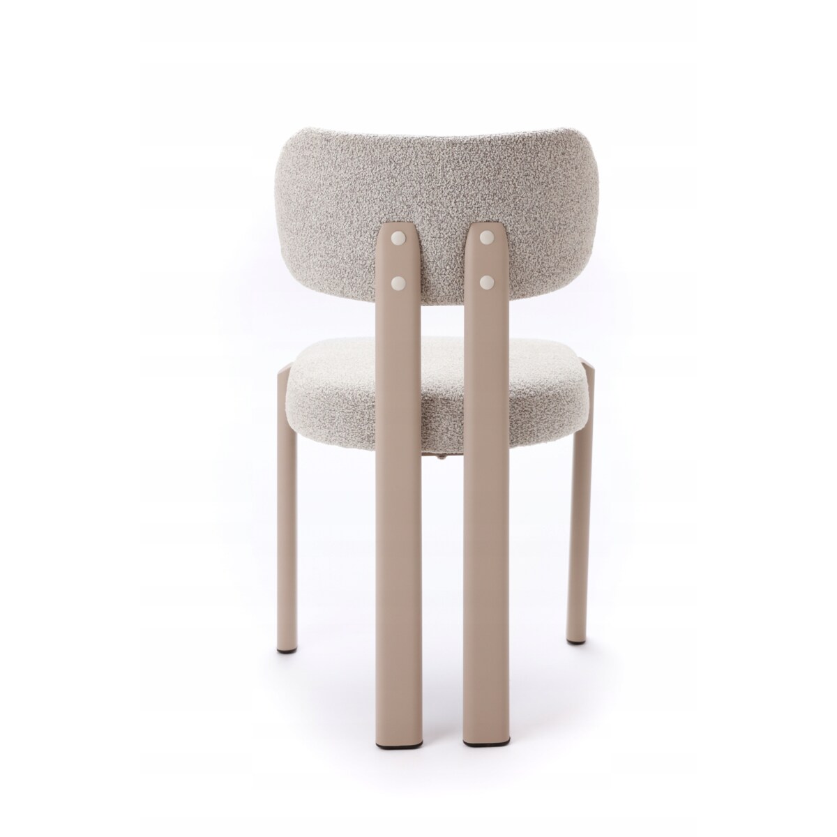 ZESTAW 2 SZTUK Krzesła LUNAR Szary-Kaszmir Tapicerowane Nowoczesne Loft