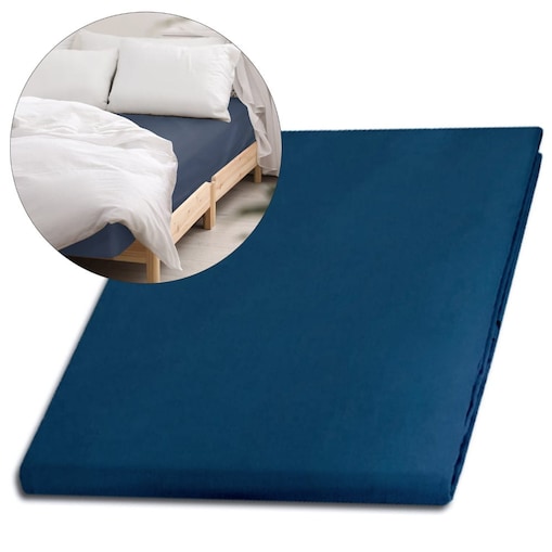 Prześcieradło satynowe bez gumki 200x220 kolor Chaber