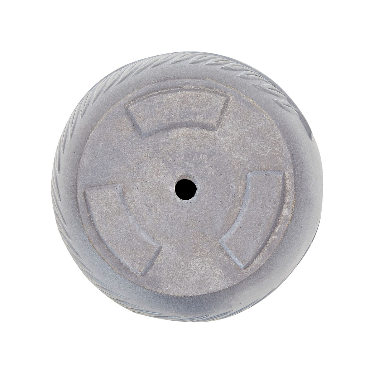 Doniczka okrągła 42 x 42 x 40 cm szara FTERO