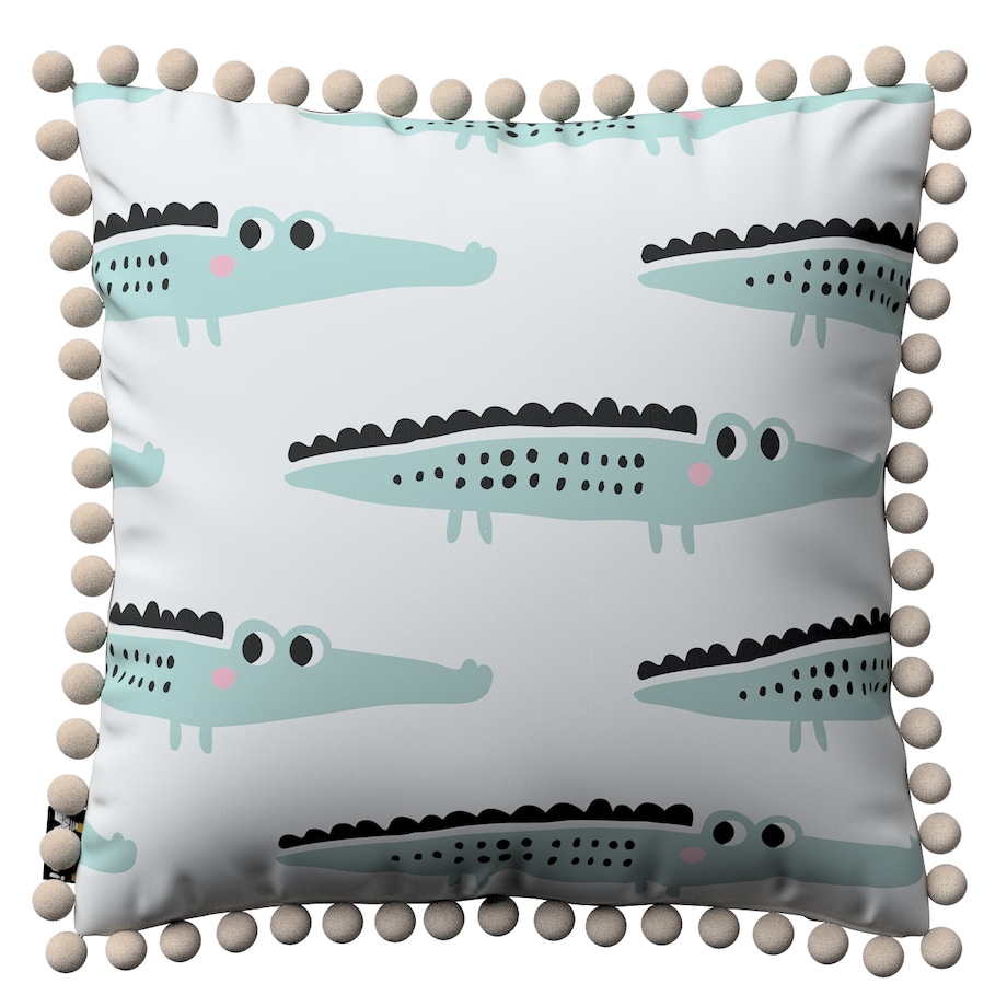 Poszewka Daisy 45x45 ecru-zielony