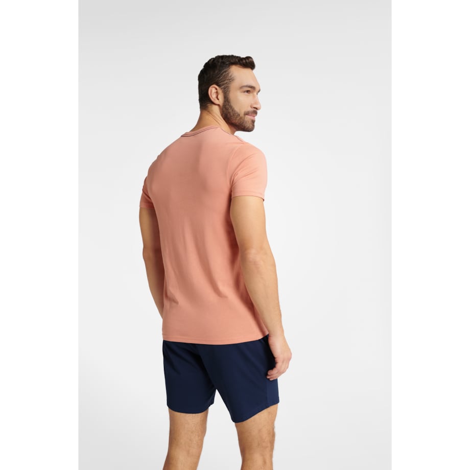 Piżama Fearless 40685-24X Brzoskwiniowo-Granatowa Brzoskwiniowo-Granatowy, XXL