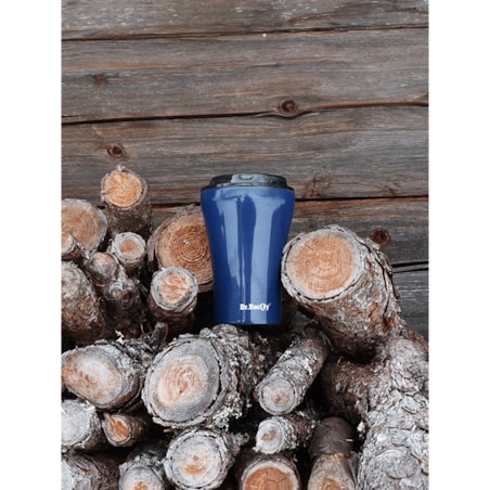 Kubek termiczny do kawy z powłoką ceramiczną Dr.Bacty Apollo - 227 ml - niebieski
