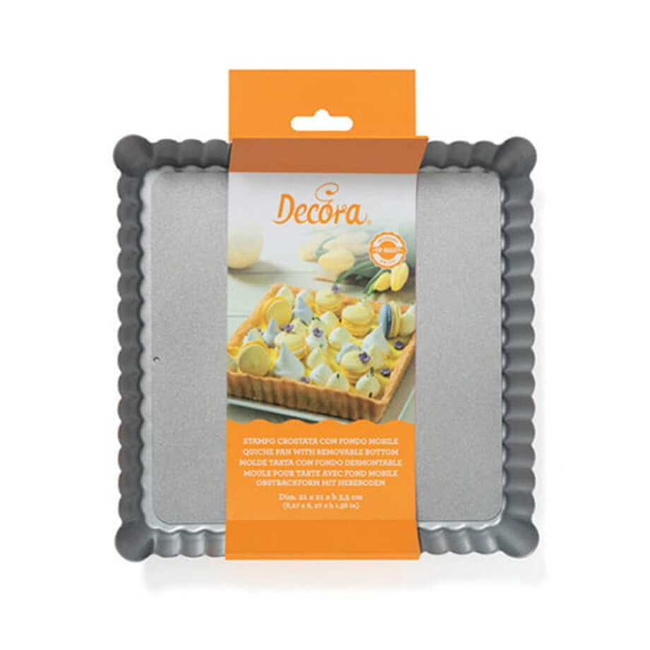 Forma do tarty z wyjmowanym dnem - kwadratowa / Decora