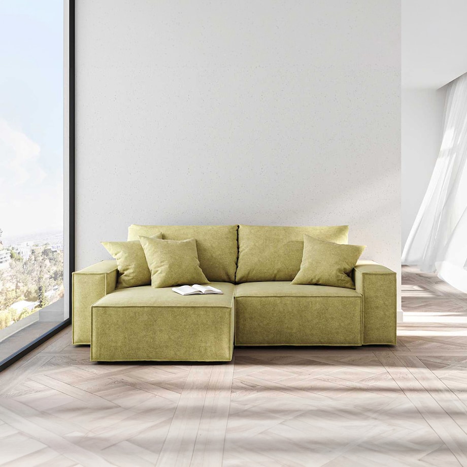 Melow Sofa narożna - oliwkowa