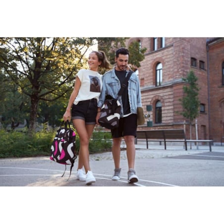 Torba allrounder L pocket signature bold grey