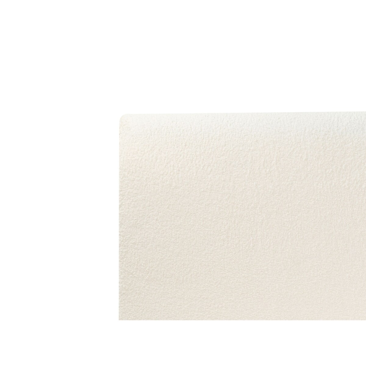 Łóżko z szufladami Boucle SOUTRIN 160 x 200 cm Złamana biel