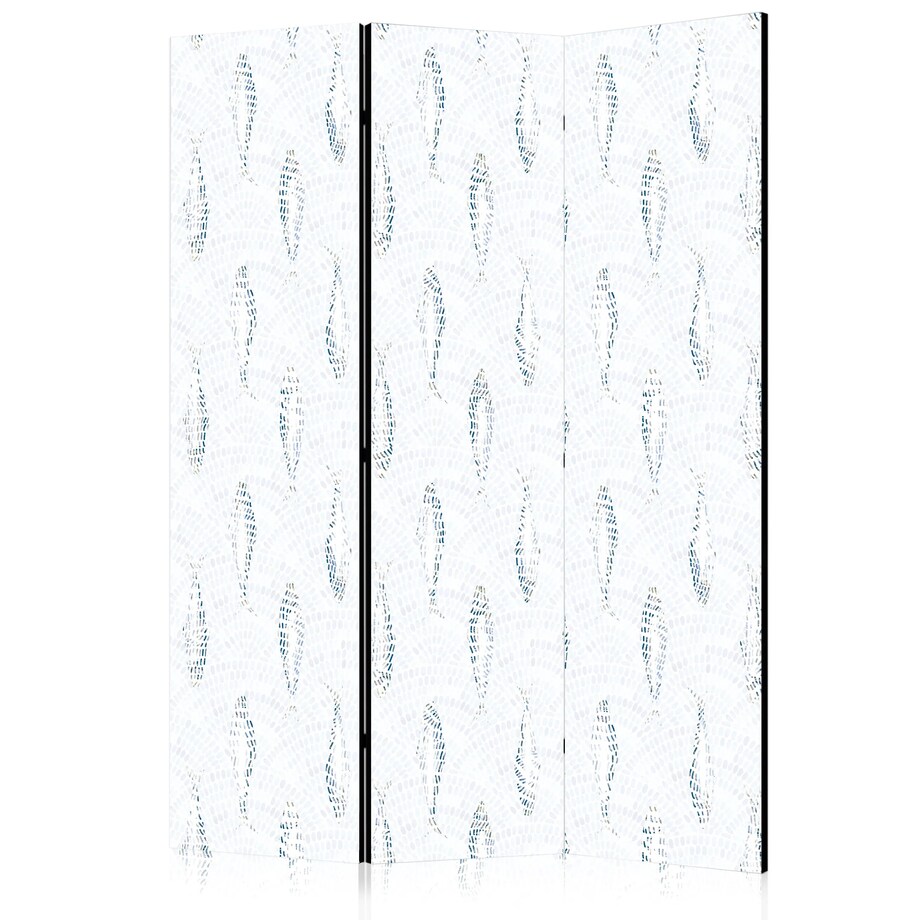 Parawan dwustronny Zwierzęta 135x172 cm 3-częściowy czarny