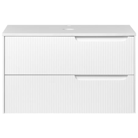 Szafka łazienkowa wisząca 80 x 52 cm biała QUINTELA