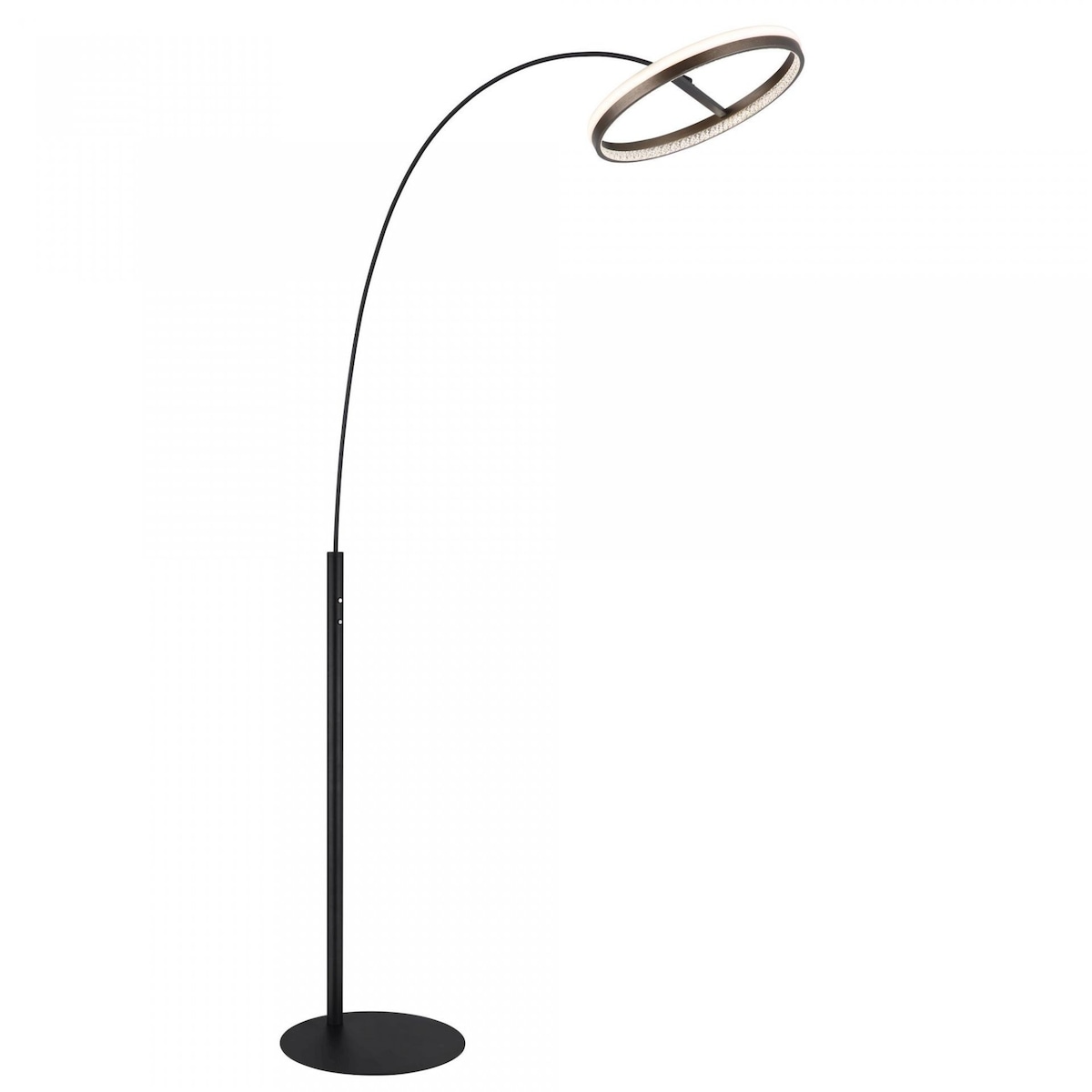 Lampa Podłogowa LED Della Czarna 24W Ściemniana Dotykowo Globo