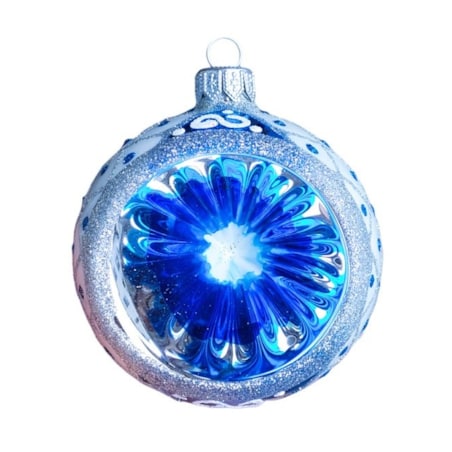 Bombka szklana 4 szt. Ø 10 cm RIFLETTORE