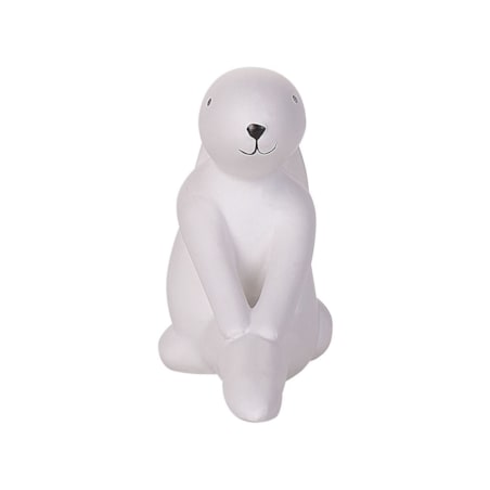 Zestaw 3 figurek dekoracyjnych zając biały BREST