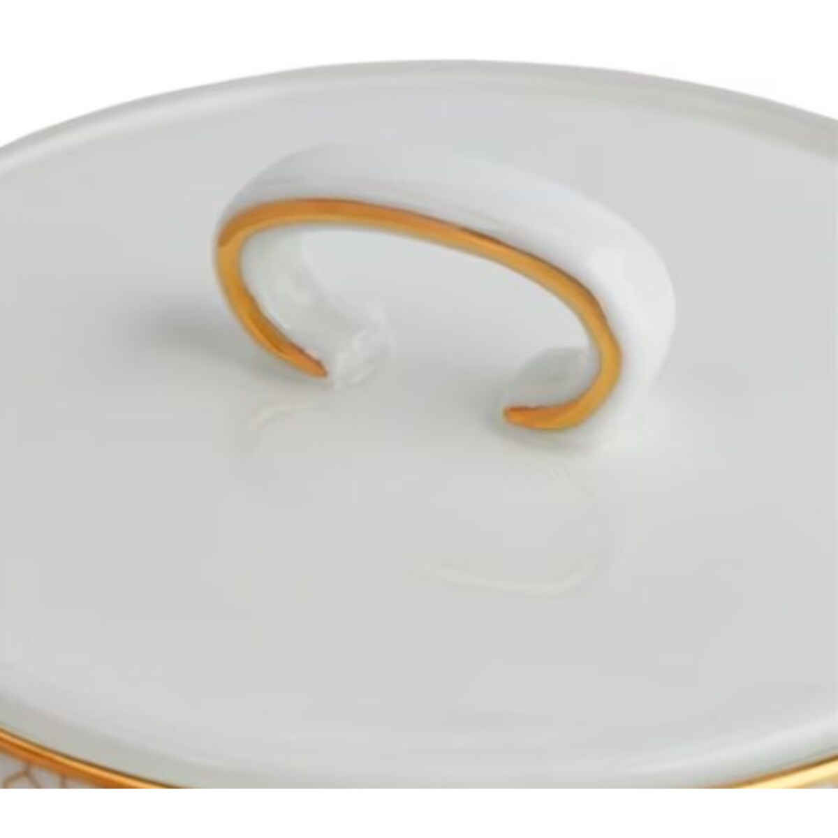 Cukiernica i mlecznik zestaw biały Gio Gold Wedgwood