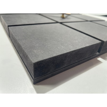 Zegar ścienny drewniany Harmony 30cm czarny