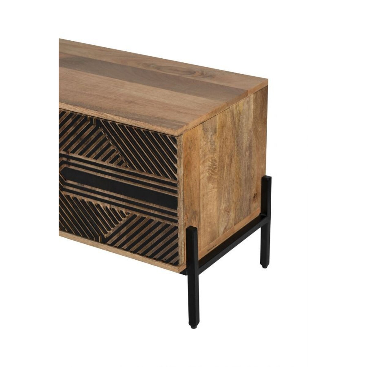 Komoda RTV z drewna mango Sun 180 cm