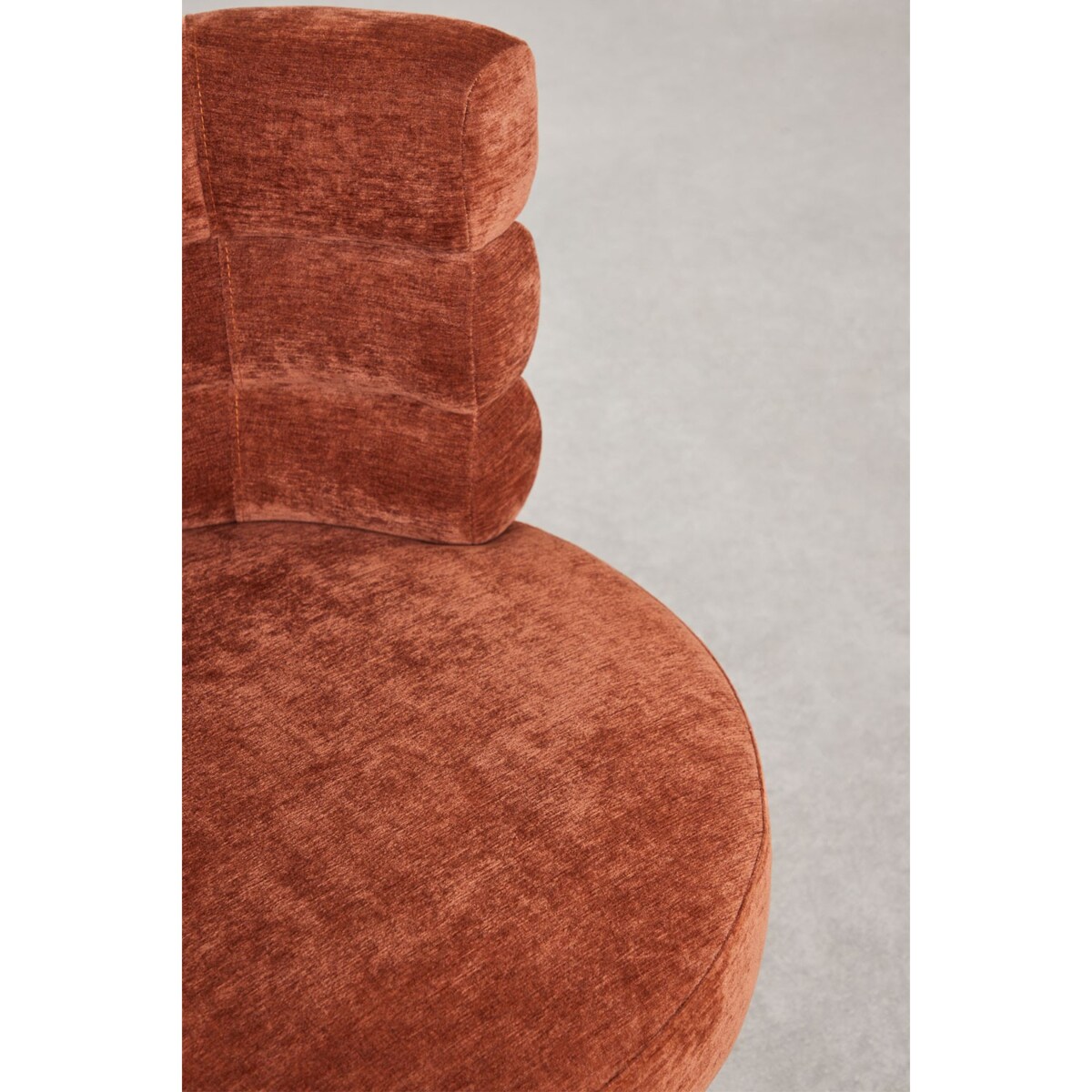 Krzesło obrotowe, do jadalni Protea miedziane