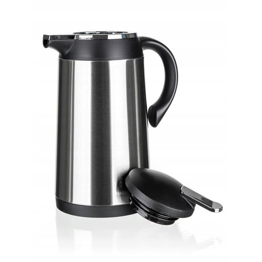 TERMOS ZE SZKLANYM WKŁADEM 1 L na napoje herbatę kawę turystyczny pracy dom