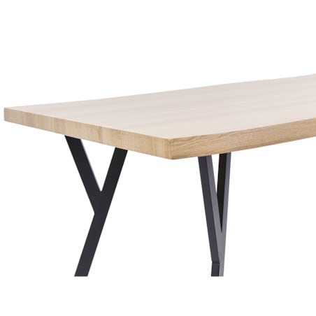 Stół do jadalni 180 x 90 cm jasne drewno ALTON