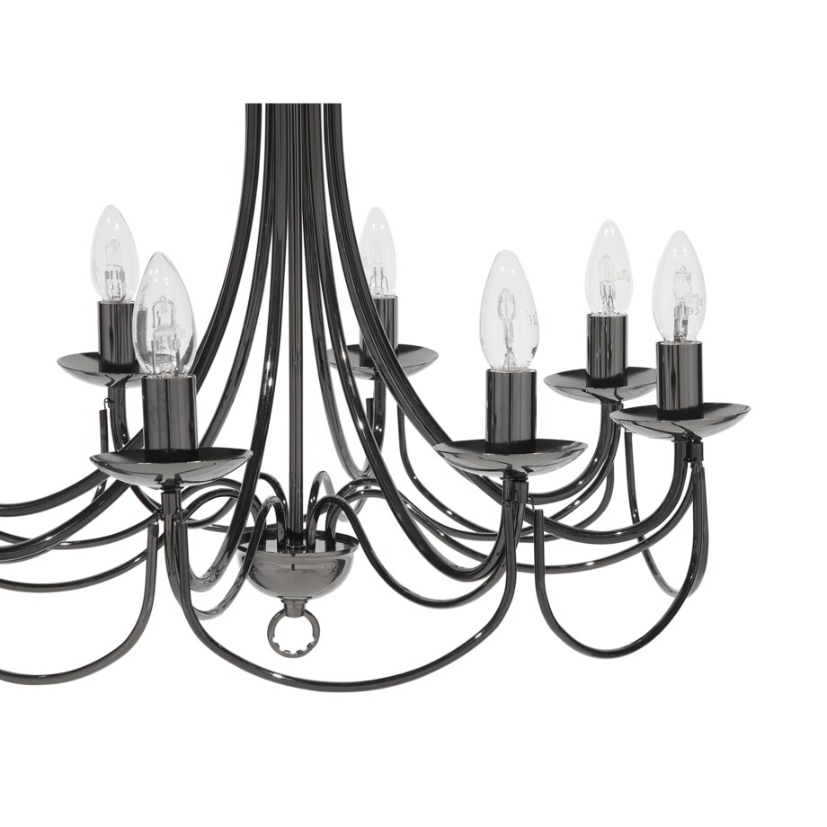 Żyrandol metalowy czarny TEESTA