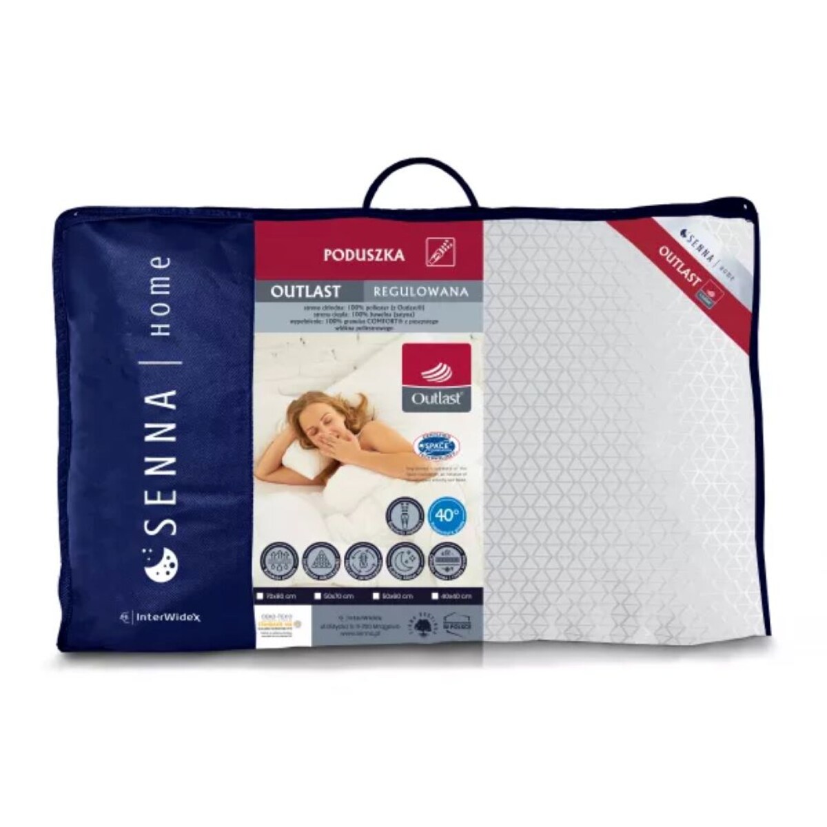 Poduszka regulowana 50x70 OUTLAST senna home