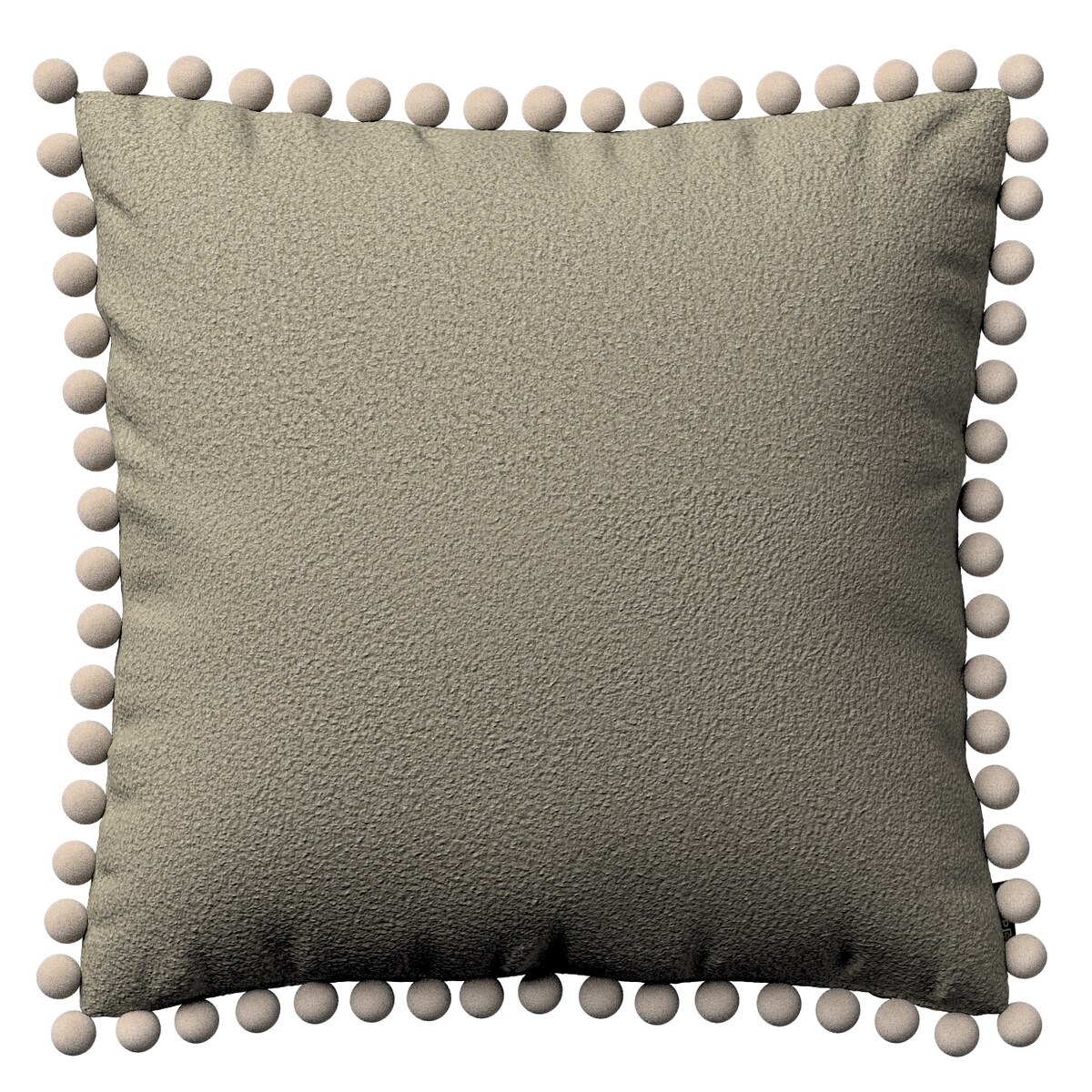 Poszewka Wera na poduszkę 45x45 ciemno beżowa bukla