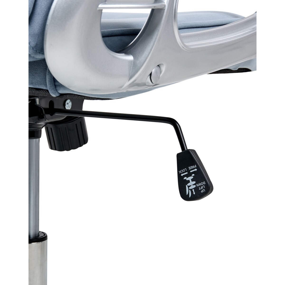 Krzesło biurowe Obrotowy PRINCESS Welur Błękitny