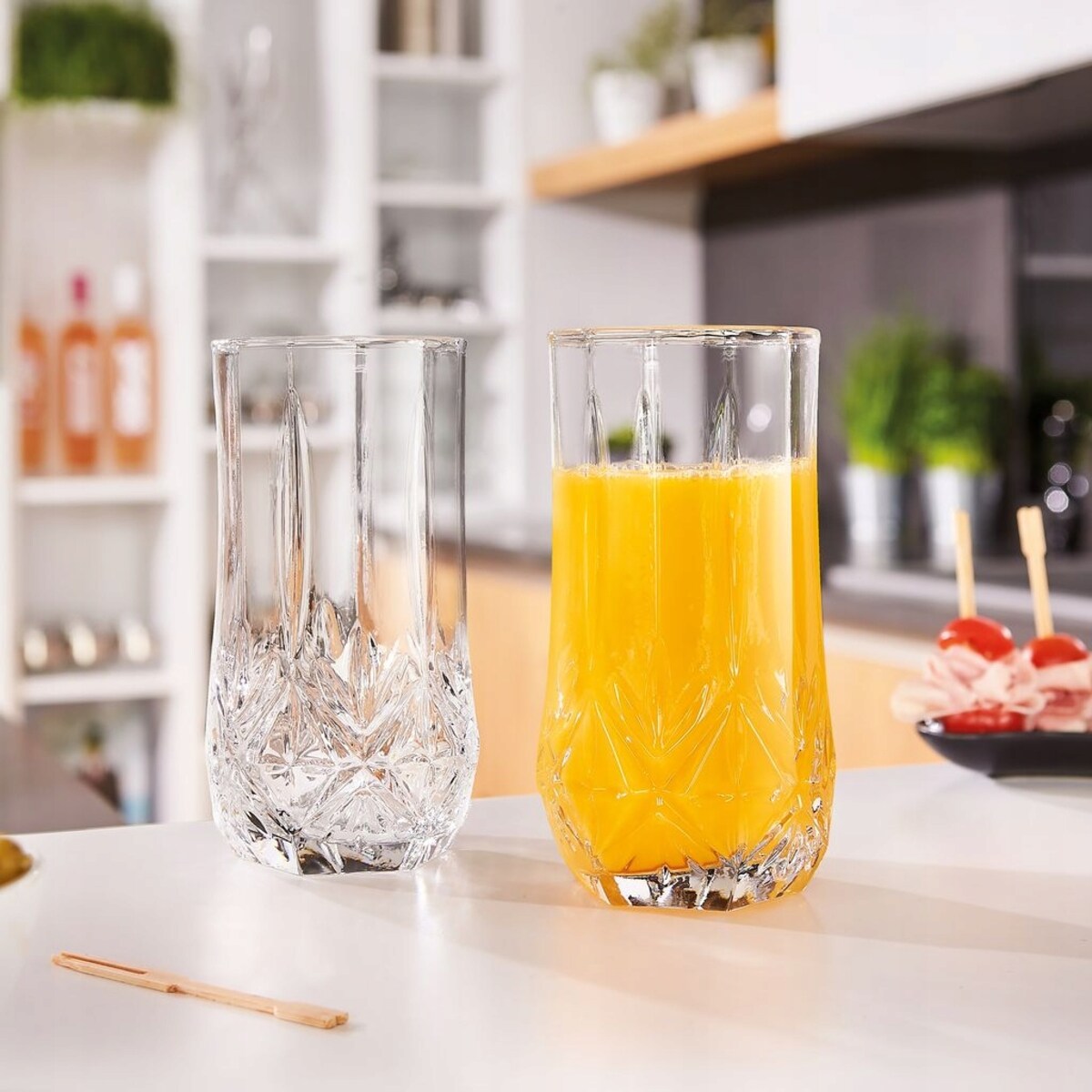 SZKLANKI WYSOKIE 310 ml x6 NA NAPOJE soki luminarc