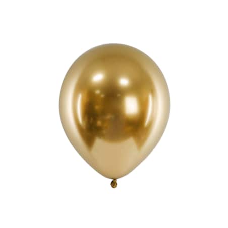 Balony Glossy 30cm, złoty (1 op. / 50 szt.)