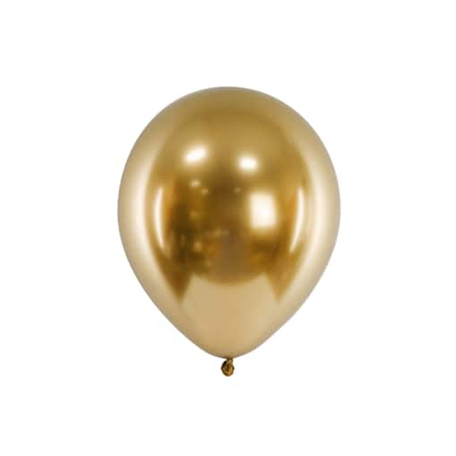 Balony Glossy 30cm, złoty (1 op. / 50 szt.)