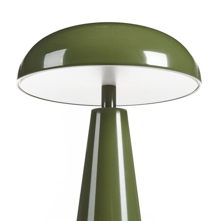 Bezprzewodowa lampa stołowa LED BOCONO Ze ściemniaczem Metal Zielony