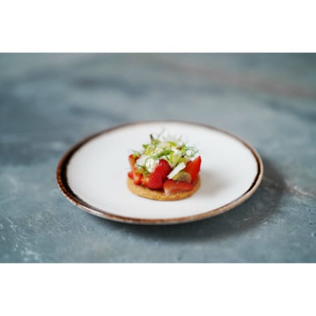 Talerz deserowy z wysokim rantem Vanilla, 170mm