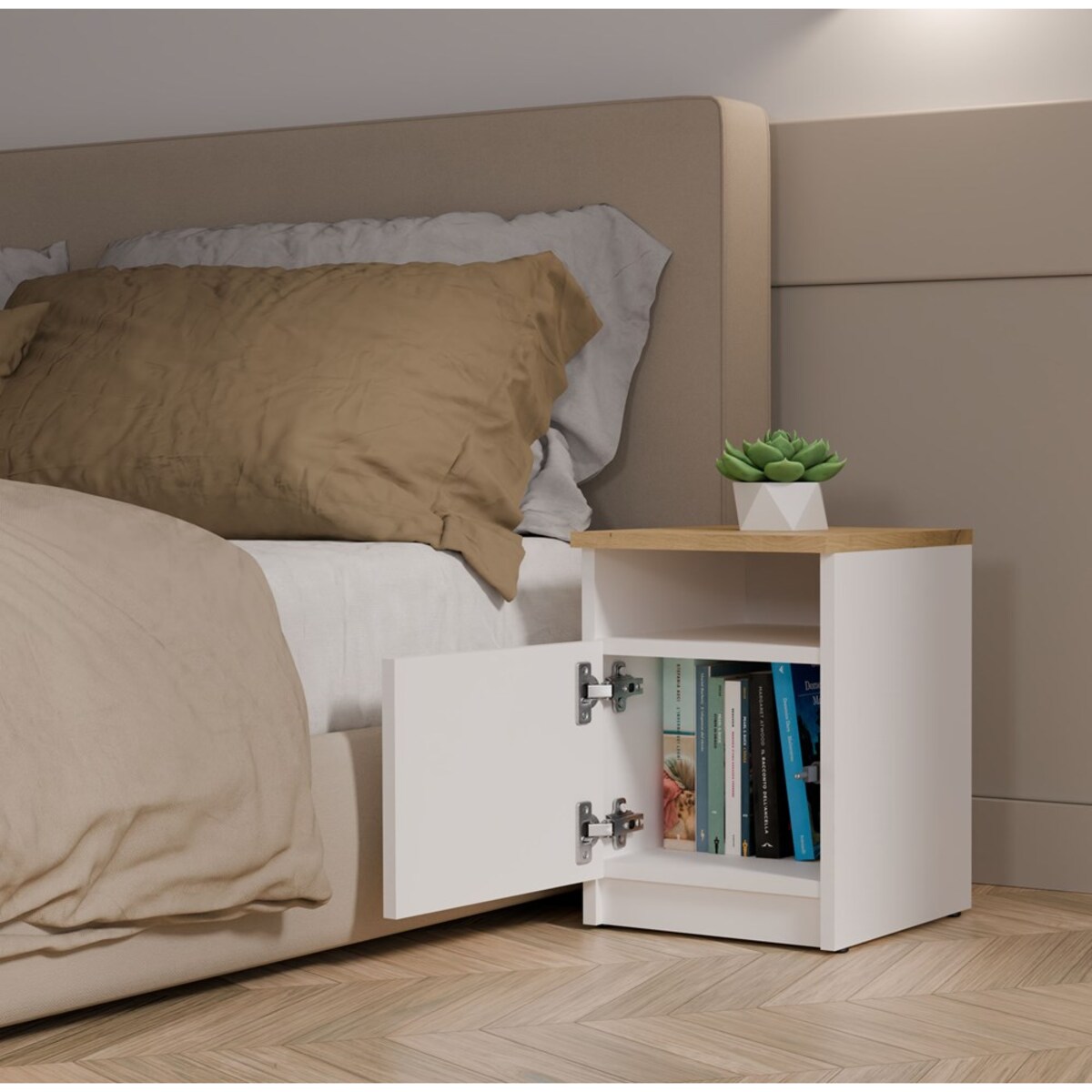 Szafka nocna GALAX 30/1D BIEL-ARTISAN