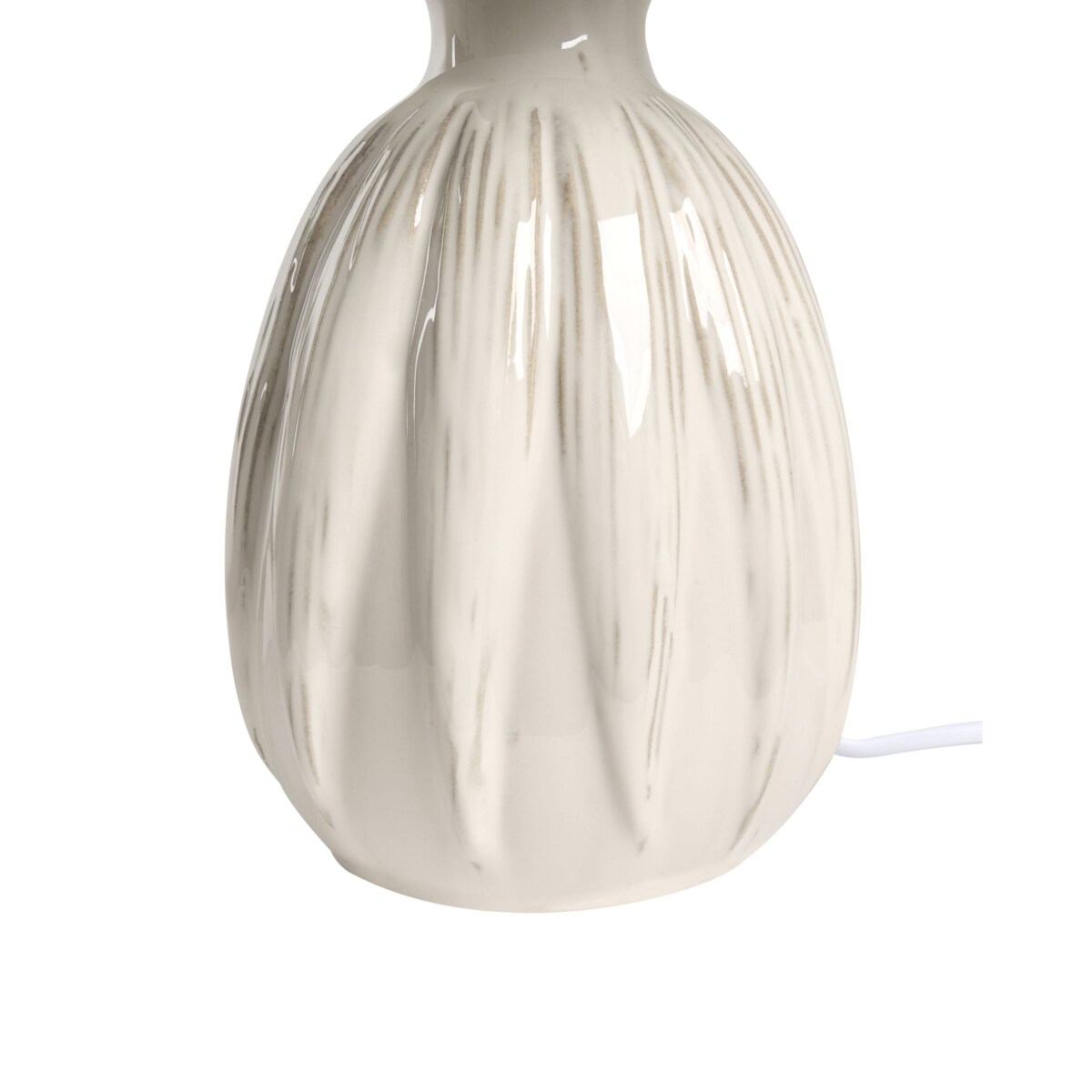 Lampa stołowa AGUAN Ceramika Jasnobeżowy