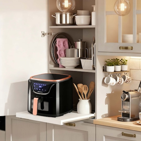 Frytkownica beztłuszczowa AIR FRYER 5l 1500w Berdsen