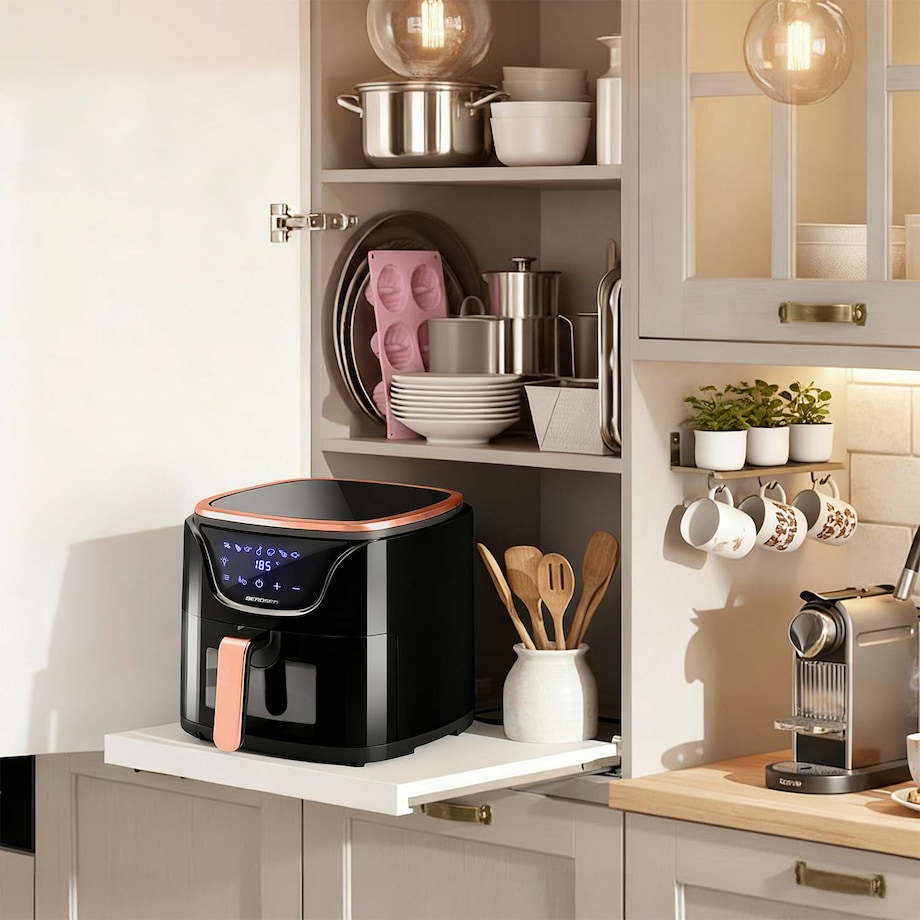 Frytkownica beztłuszczowa AIR FRYER 5l 1500w Berdsen