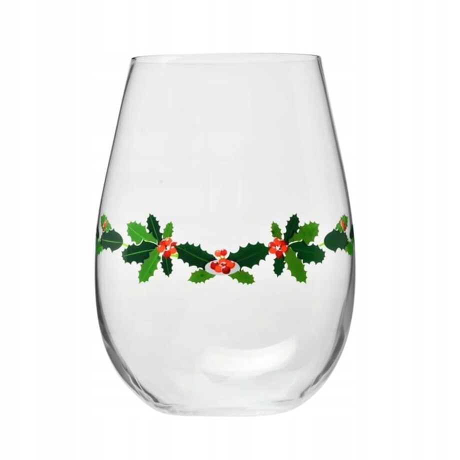 Szklanki Świąteczne do napojów Krosno 3 szt Zestaw Komplet PREZENT 500 ml