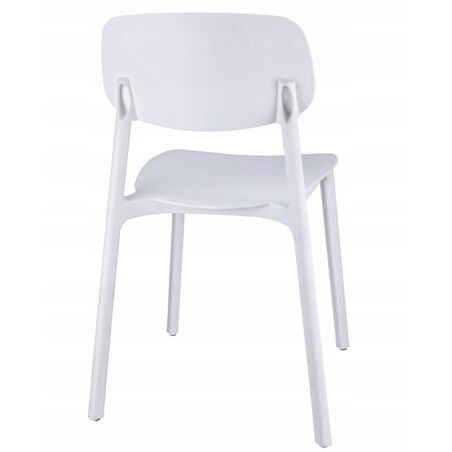 4 X Krzesło Do Jadalni Kuchni Stołu Zestaw Komplet Lara Białe