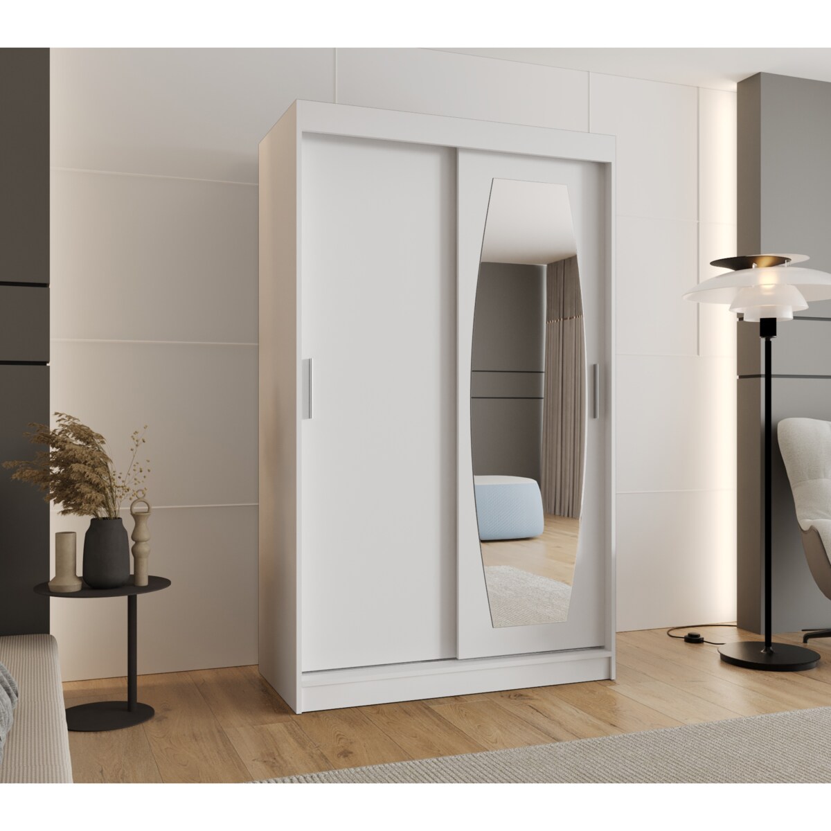 Szafa przesuwna ROSSA 120 biały