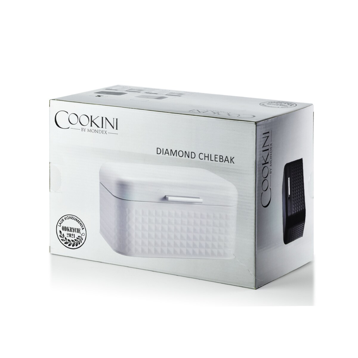 DIAMOND WHITE Chlebak 30,5x20,7x15,1cm COOKINI