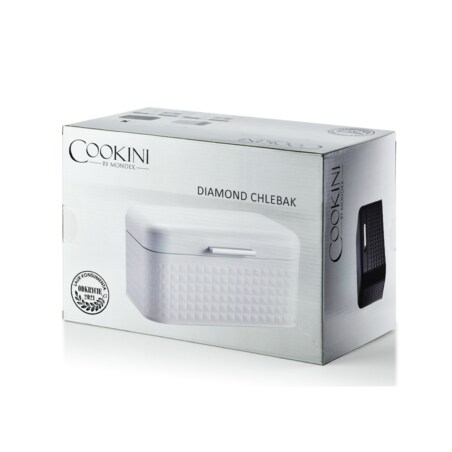DIAMOND WHITE Chlebak 30,5x20,7x15,1cm COOKINI