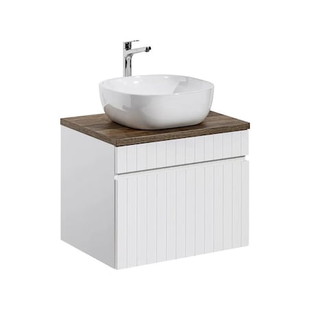 Szafka pod umywalkę ICONIC WHITE 82 60cm biała