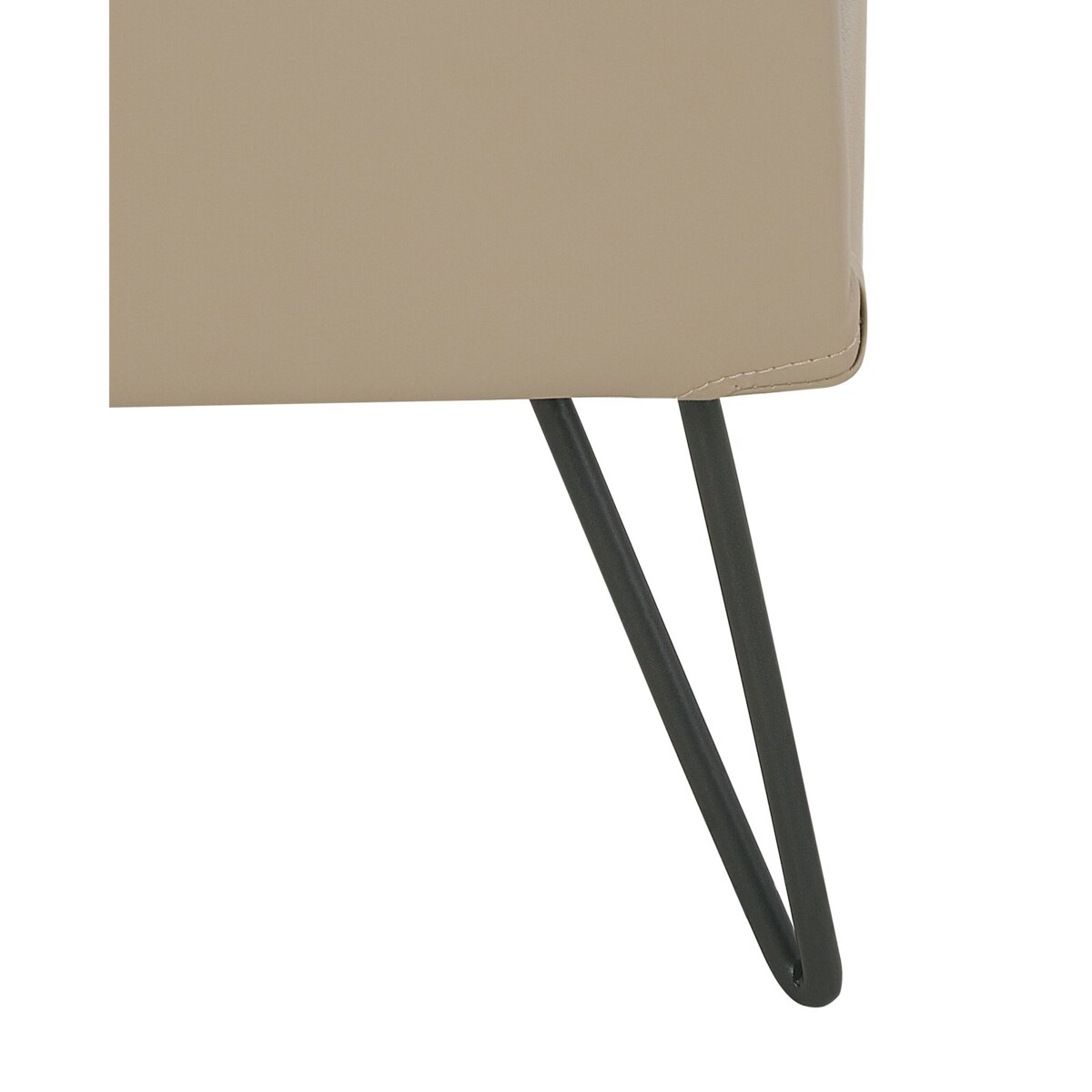 Szafka nocna BETIN Ekoskóra Beżowy