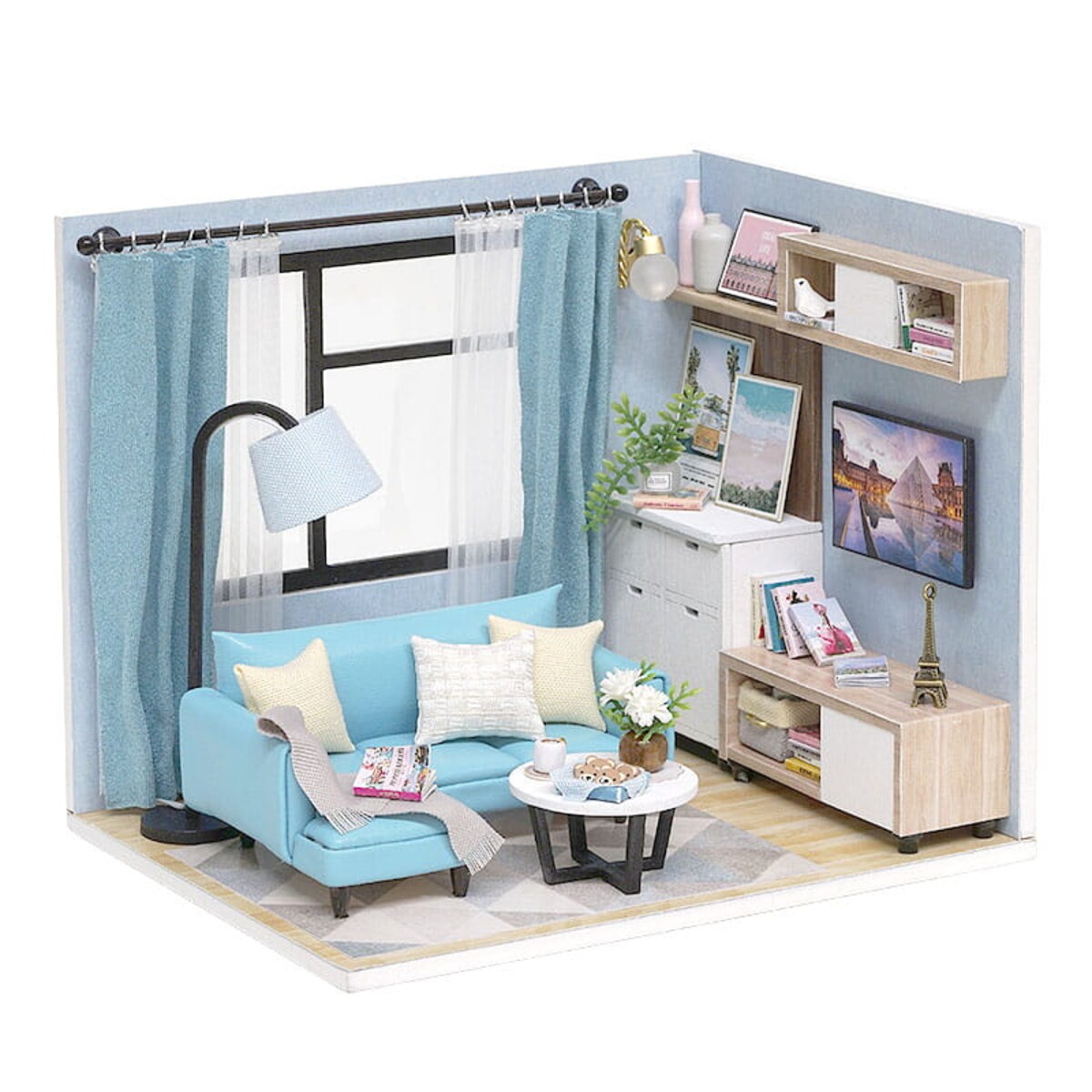 Miniaturowy domek - Pokój Antka