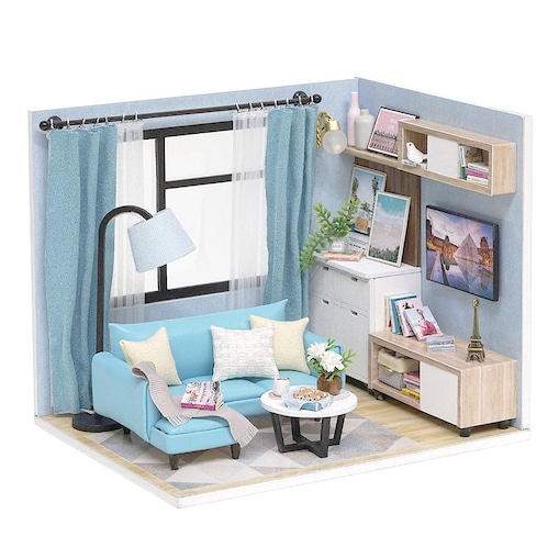 Miniaturowy domek - Pokój Antka