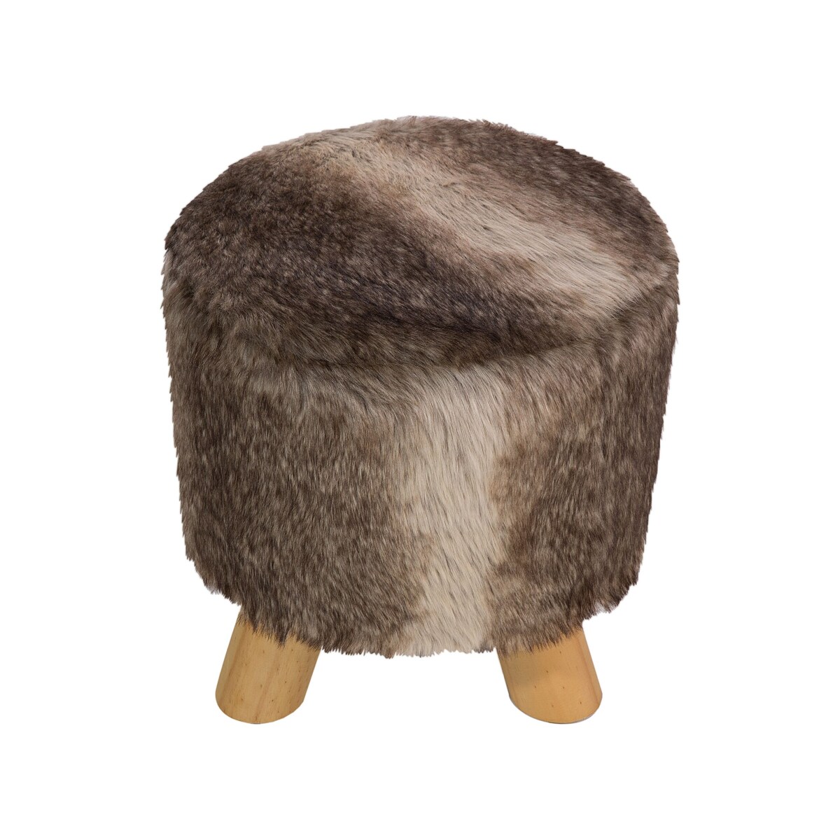 Stołek brązowo-beżowy TOPEKA