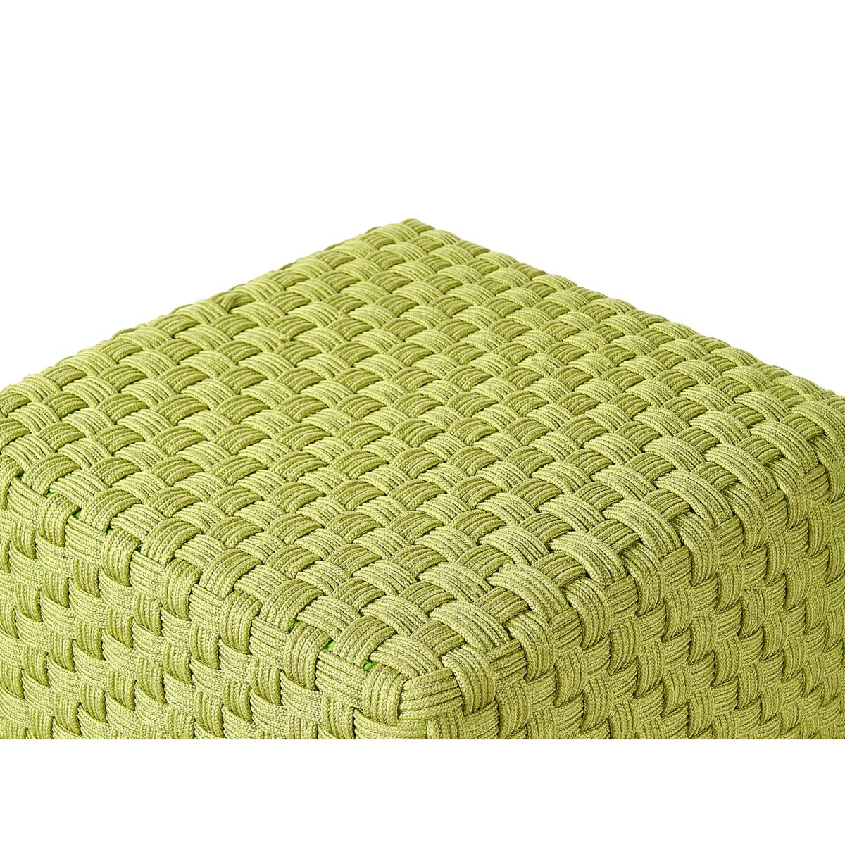 Puf ogrodowy 50 x 50 x 35 cm zielony NALLI