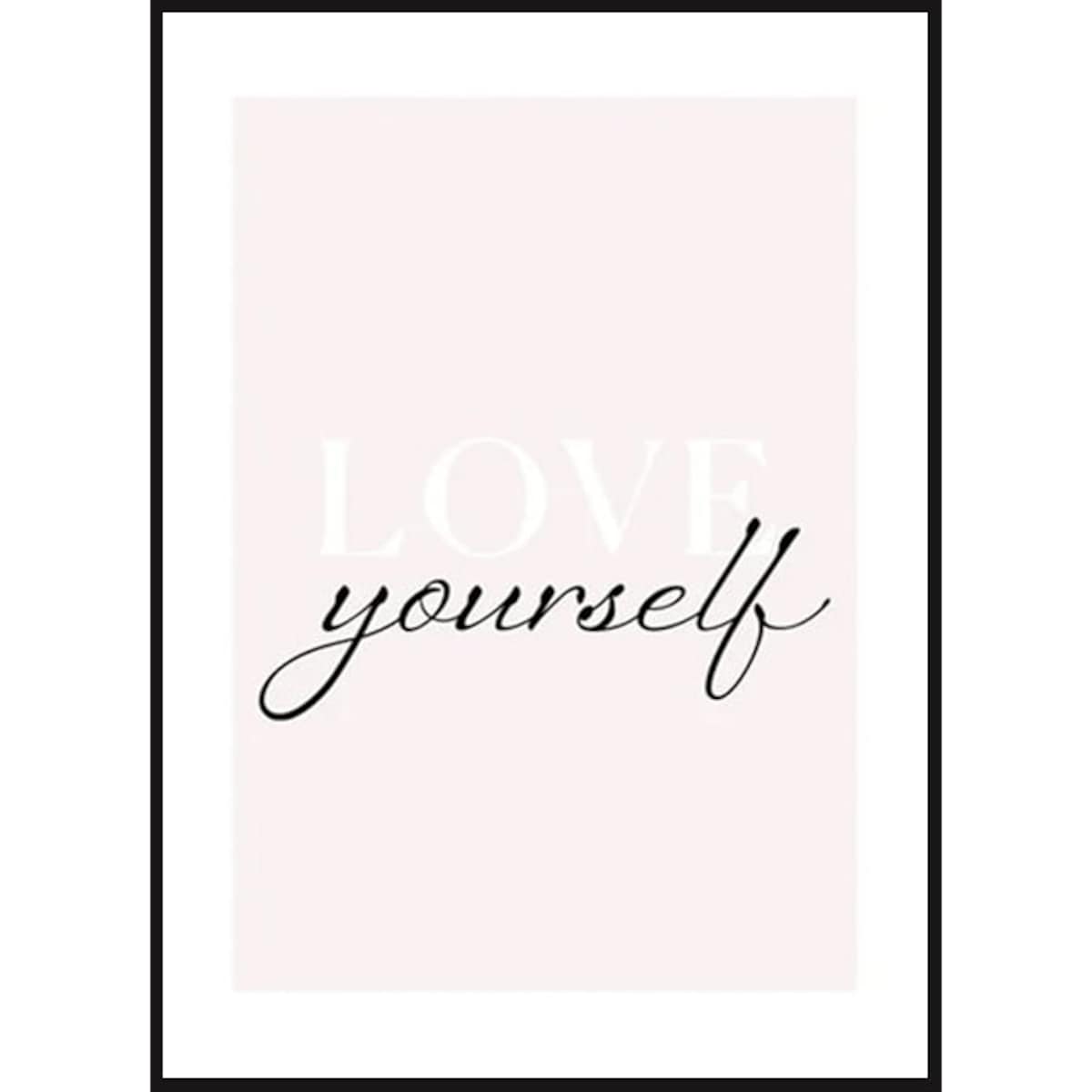 Poster Story, Plakat, Obraz - Love Yourself, wymiary 70 x 100 cm