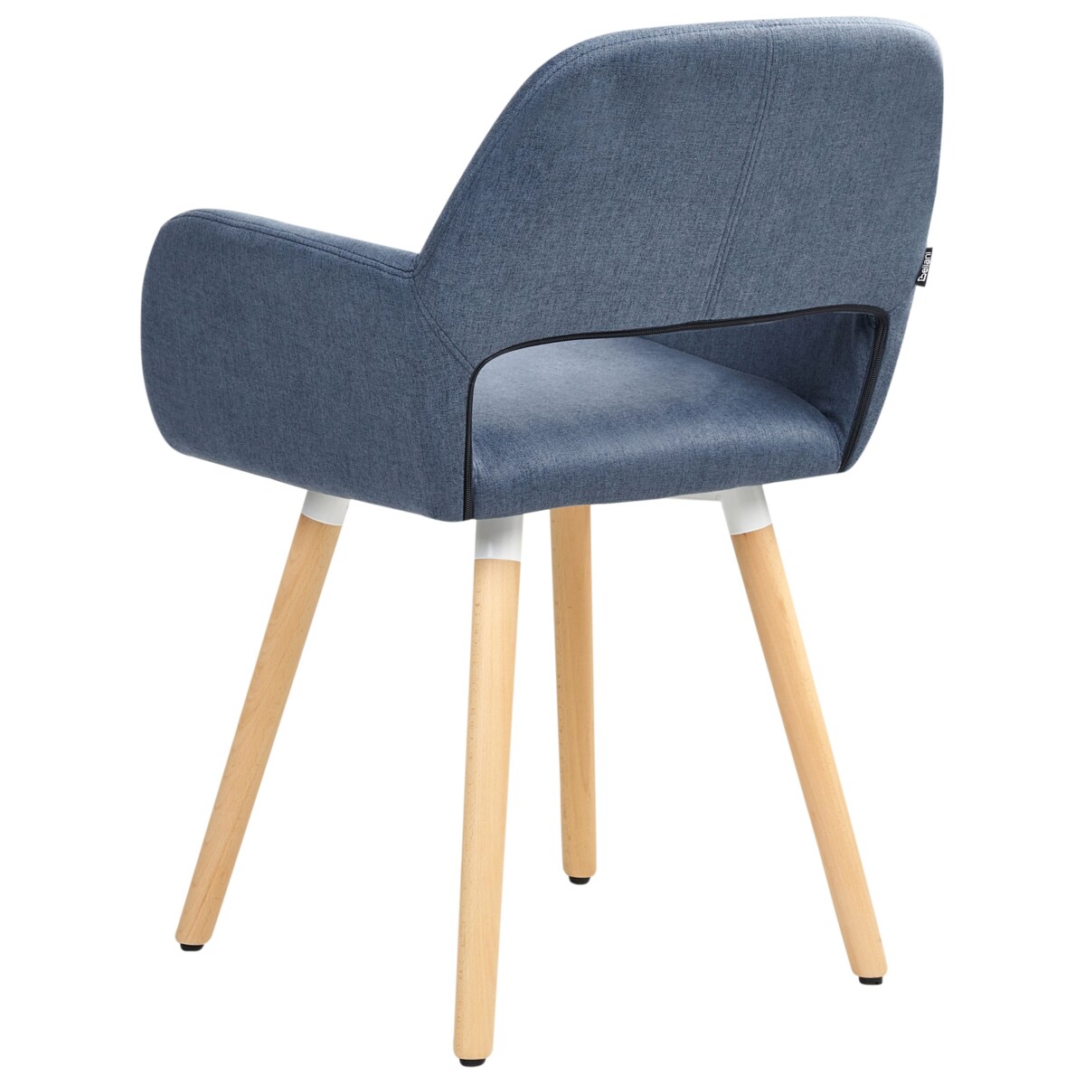 Zestaw 2 krzeseł do jadalni CHICAGO Granatowy