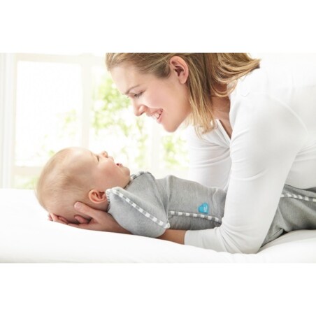 Otulacz Swaddle UP - rozmiar M - szary - ETAP 1 Original