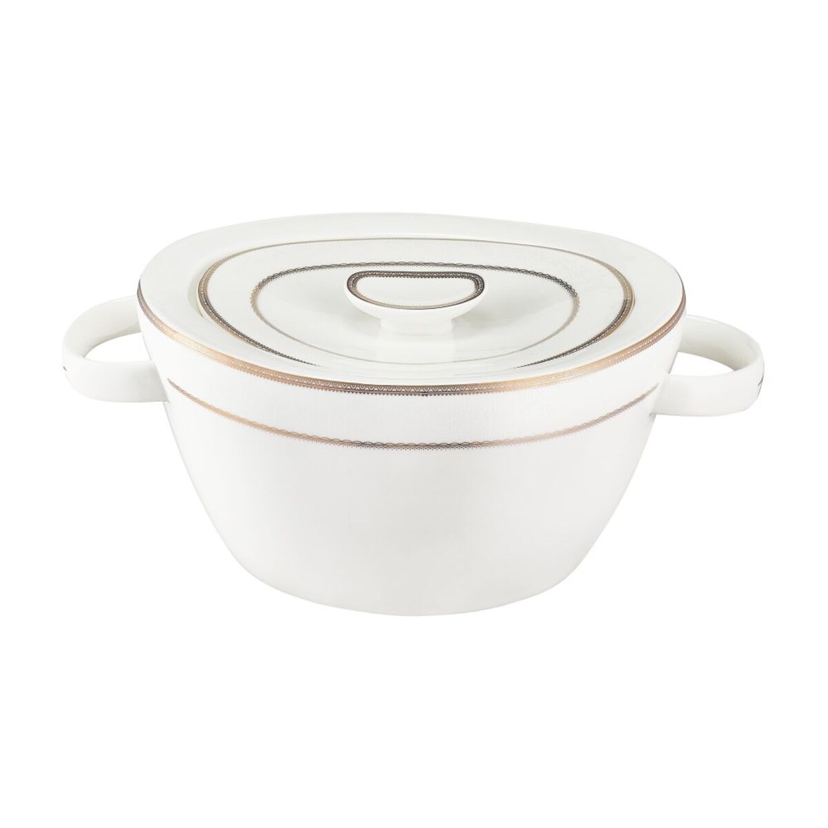 VILLA ITALIA Serwis obiadowy porcelanowy na 12 osób z wazą ARIANA