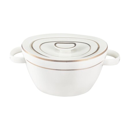 VILLA ITALIA Serwis obiadowy porcelanowy na 12 osób z wazą ARIANA